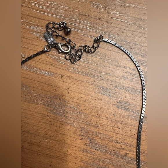 Pretty Cobalt Blue and Silver Necklace - Picture 3 of 3